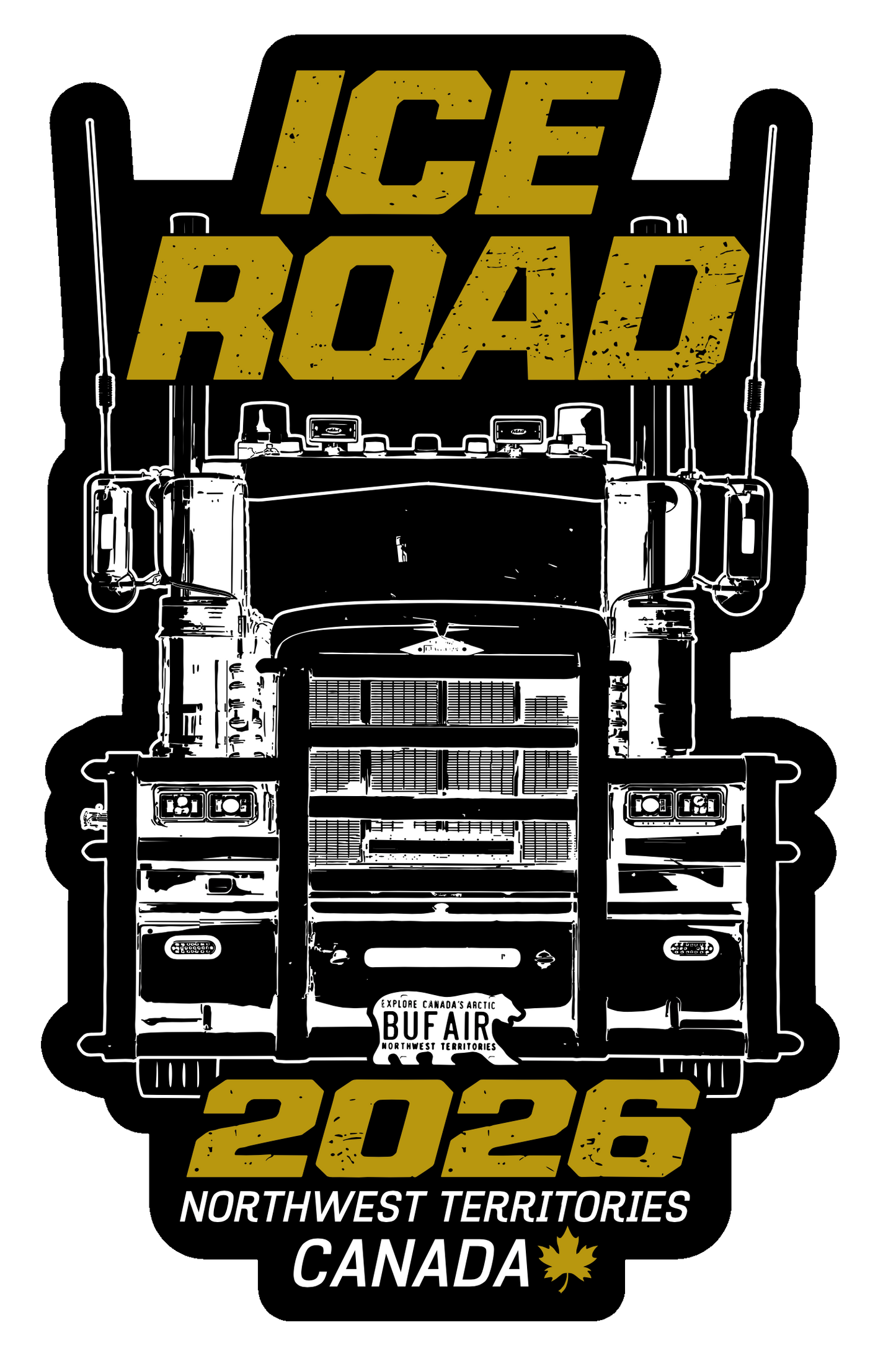 Ice Road 2026 Sticker