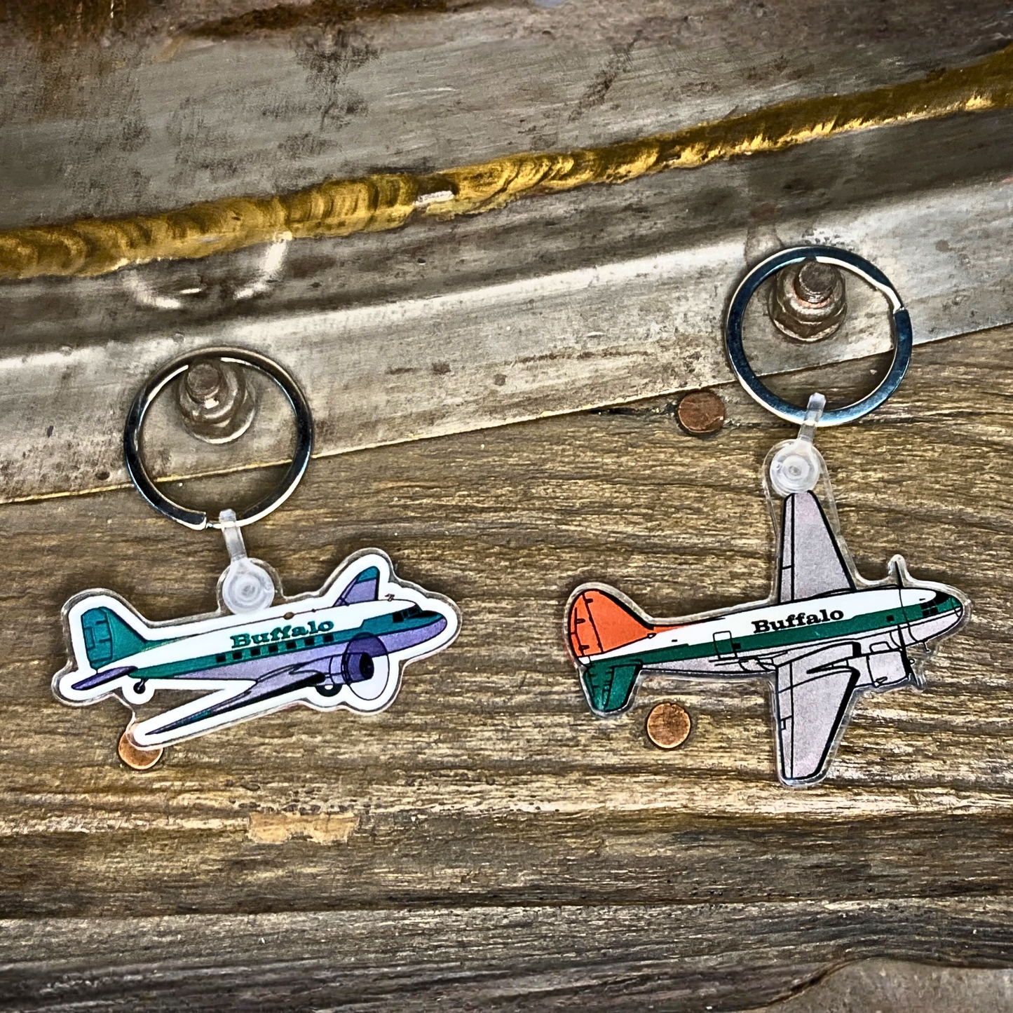 Buffalo Acrylic Keychain