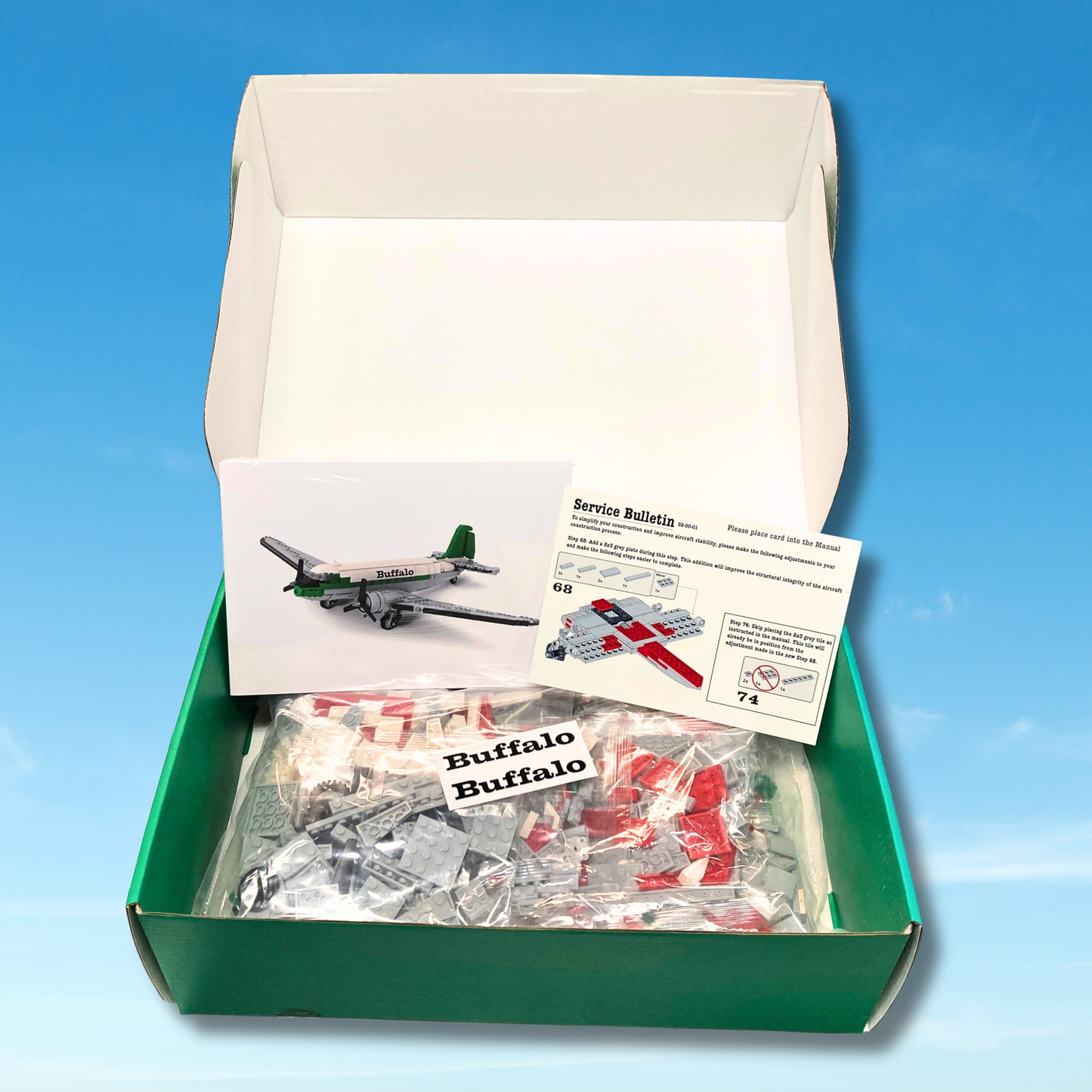 Buffalo DC-3 MOC Brick Kit